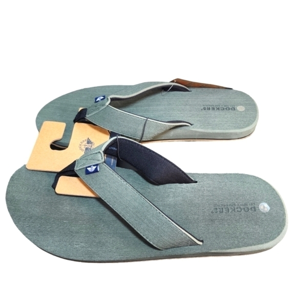 DOCKERS Men's Premium Flip Flop Sandals Size XL 12-13 - Picture 1 of 11